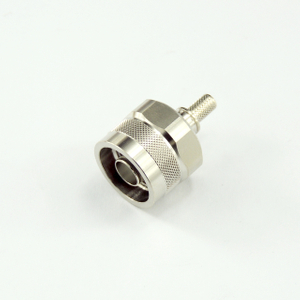 N plug straight crimp connector for RG59-144 cable 75 ohm 7NCM11S-A10