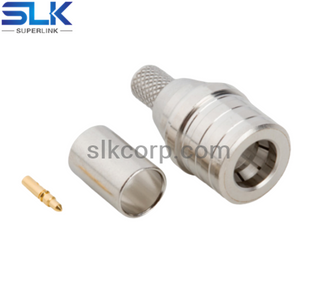 KSA plug straight crimp connector for LMR195 cable 50 ohm 5QAM11S-A45
