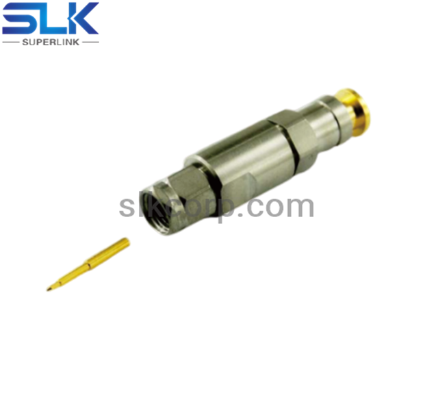 SMA plug straight solder connector for SLB-800 cable 50 ohm 5MAM15S-A469