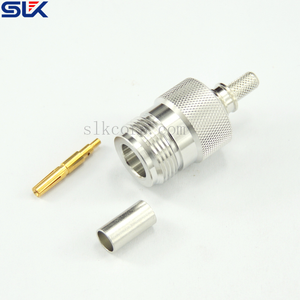 NON-MAGNETIC N jack straight solder connector for .RG 402 cable 50 ohm NM-5NCF15S-S02-039