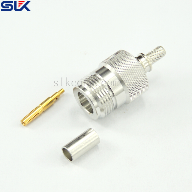 NON-MAGNETIC N jack straight solder connector for .RG 402 cable 50 ohm NM-5NCF15S-S02-039