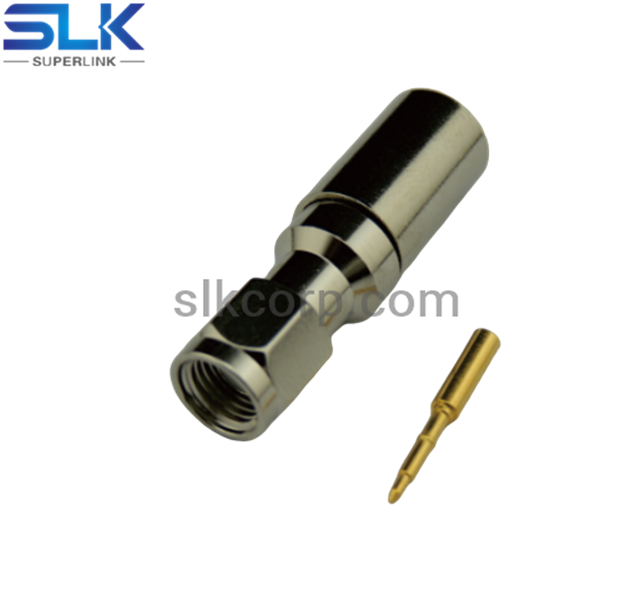 SMA plug straight crimp connector for LMR-300 cable 50 ohm 5MAM11S-A130-004