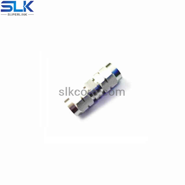1.85mm male to 1.85mm male straight adapter 50 ohm T-5P1M06S-P1M-001