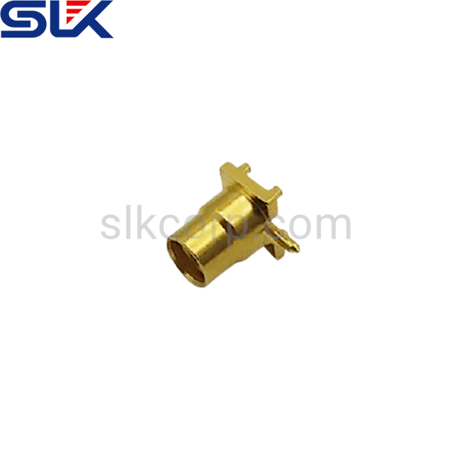 MMCX jack right angle connector for pcb 50 ohm 5MCF25R-P41-010