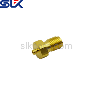 SMA jack straight connector for P-FLEX047 cable 50 ohm 5MAF15S-A420