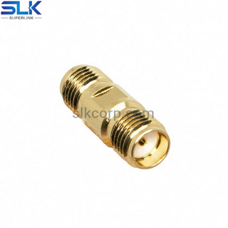 SMA female to SMP-MAX female straight adapter 50 ohm 5MAF06S-SXF