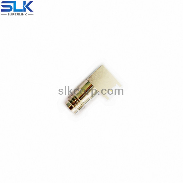 TNC jack right angle connector for pcb through hole 50 ohm 5TCF25R-P41-003