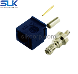 SMB jack straight crimp connector for RG-174 cable 50 ohm 5FKF11S-A02-007