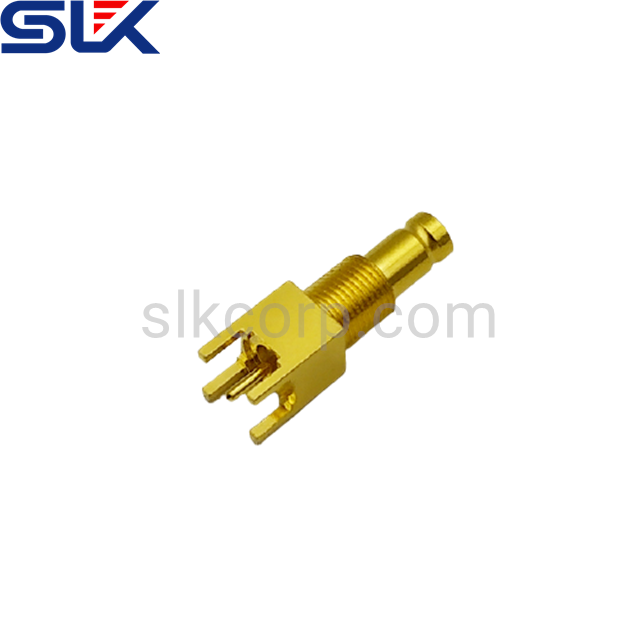 1.0/2.3 jack straight connector for PCB through hole 75 ohm 7A1F25S-P41-002