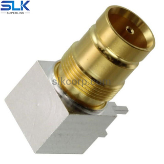 1.6/5.6 jack right angle connector for PCB SMT 75 ohm 7A5F25R-P41