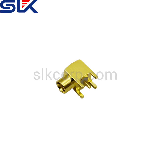 MCX jack right angle connector for pcb 50 ohm 5MXF25R-P41-009
