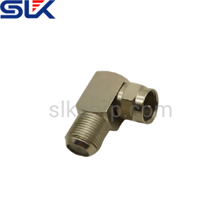 F female to F male right angle adapter 75 ohm 7FCF06R-FCM
