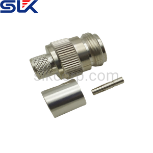N jack straight crimp connector for RG8 RG213 cable 50 ohm 5NCF11S-A05-001