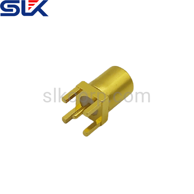 SMB plug straight connector for pcb end launch 75 ohm 7MBM25S-P41-009